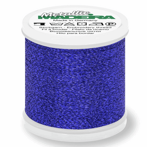 Madeira Metallic Thread No 40 - 200m - Col 038 Sapphire