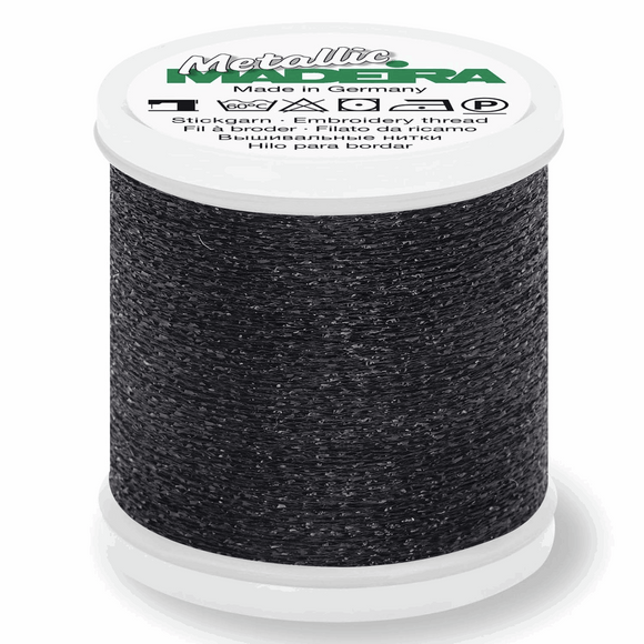 Madeira Metallic Thread No 40 - 200m - Col 070 Graphite