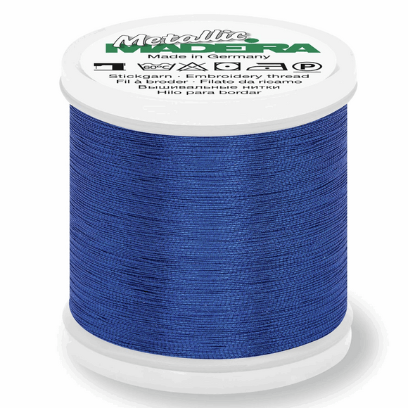 Madeira Metallic Thread No 40 - 200m - Col 338 Sapphire