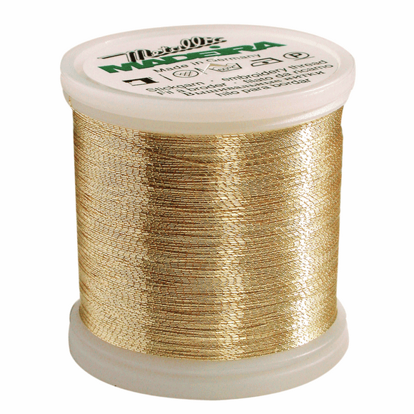Madeira Metallic Thread No 40 - 200m - Gold 3