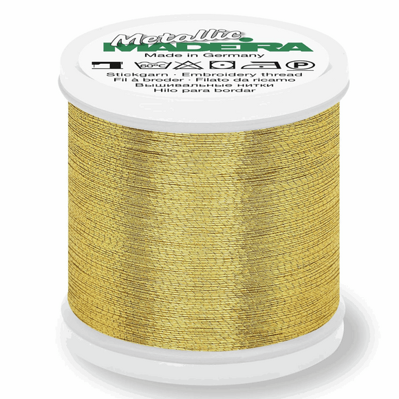 Madeira Metallic Thread No 40 - 200m - Gold 7