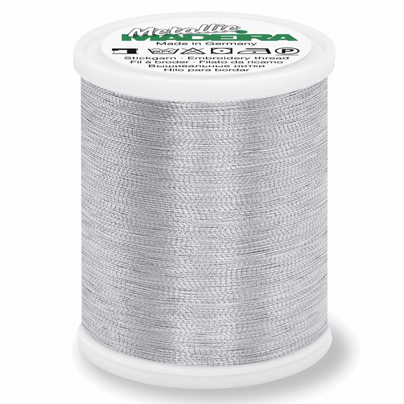 Madeira Metallic Thread No 40 - 1000m - Alu