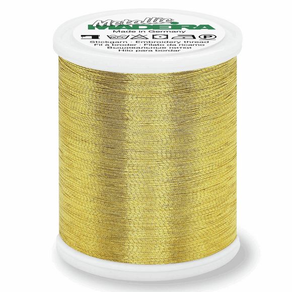 Madeira Metallic Thread No 40 - 1000m - Gold 4