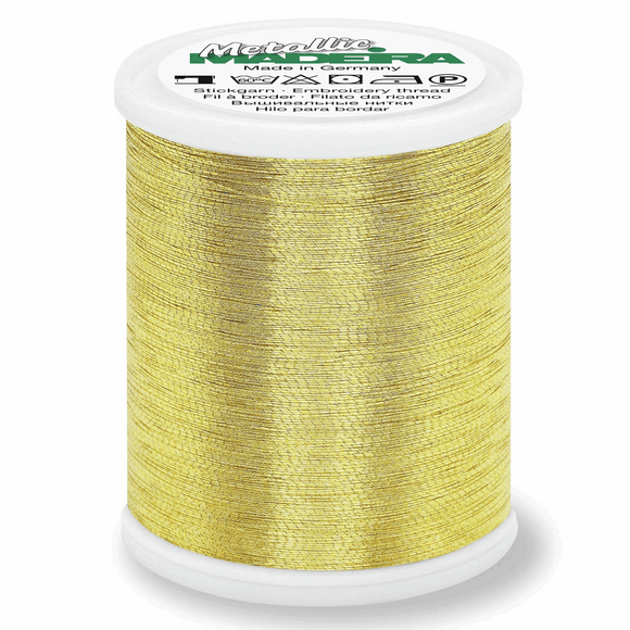 Madeira Metallic Thread No 40 - 1000m - Gold 6