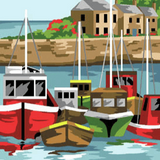 Canvas Tapestry Kit - Royal Paris Tranquil Harbour