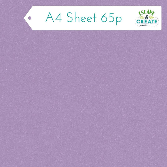 Felt A4 Sheet in Lavender 22.5cm x 30cm (9