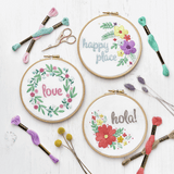 Embroidery Hoop Kit - Love