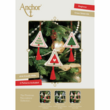 Cross Stitch Kit - Christmas Festive Tree Decorations (Traditional)