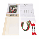 Cross Stitch Kit - Christmas Festive Tree Decorations (Traditional)