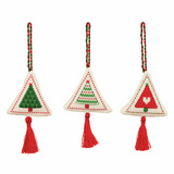 Cross Stitch Kit - Christmas Festive Tree Decorations (Traditional)