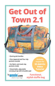 ByAnnie Get Out of Town Bag Pattern