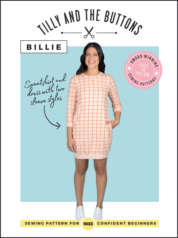 Tilly & The Buttons Billie Sweatshirt & Dress Pattern