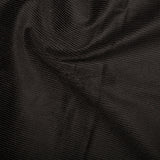 Cord (Cotton 8 Wale) in Plain Black