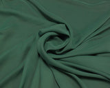 Chiffon Plain in Bottle Green