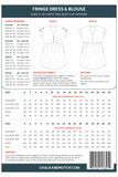 Chalk & Notch Fringe Dress & Blouse Pattern