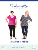 Cashmerette Concord T-Shirt Pattern