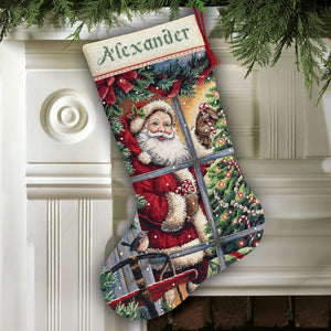 Cross Stitch Kit - Gold Collection - Santa Stocking