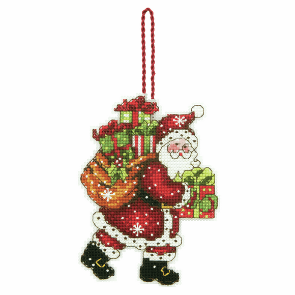 Cross Stitch Kit - Christmas Santa with Sack