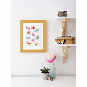 Cross Stitch Kit - Moths and Butterflies