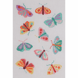 Cross Stitch Kit - Moths and Butterflies
