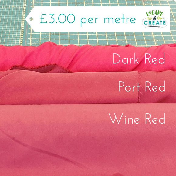 Dress Lining Super Soft in Port Red