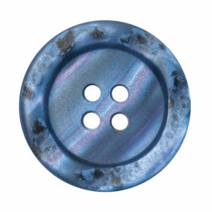 Button 23mm Round, in Blue