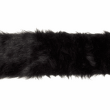 Trim Faux Fur 80mm wide x 2m in Black