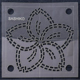 Sashiko Template 4"/10cm Sakura (Cherry Blossom)