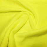 Fleece (Polar) in Plain Flo Yellow