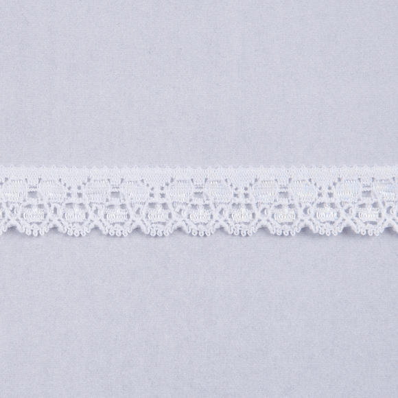 Stretch Lace 11mm in White