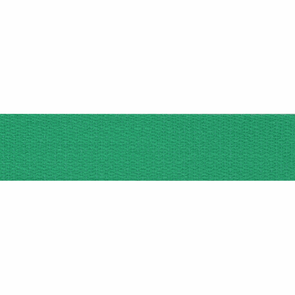 Cotton Tape 14mm Emerald