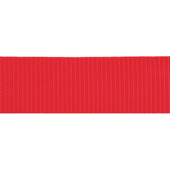 Webbing Tape 30mm (Polypropylene) in Red