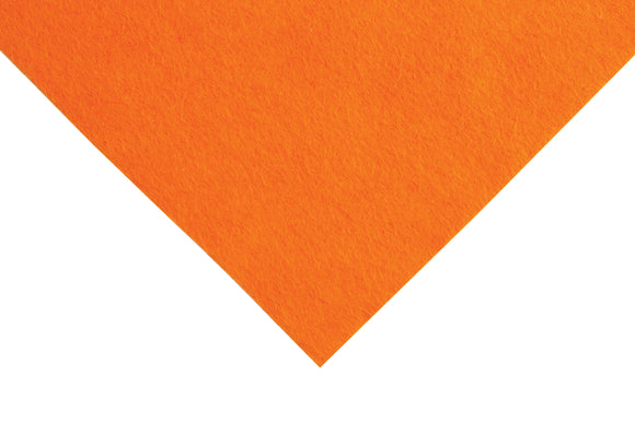 Felt in Tango Orange (90cm/36” wide) Viscose/Wool Blend