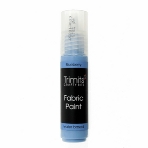 Fabric Paint in Blueberry 20ml Water Based