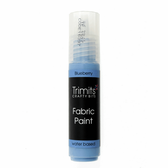 Fabric Paint in Blueberry 20ml Water Based