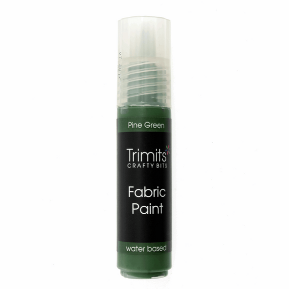 Fabric Paint in Pine Green 20ml Water Based