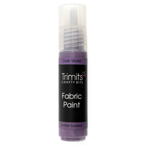Fabric Paint in Dark Violet (20ml Water Based)