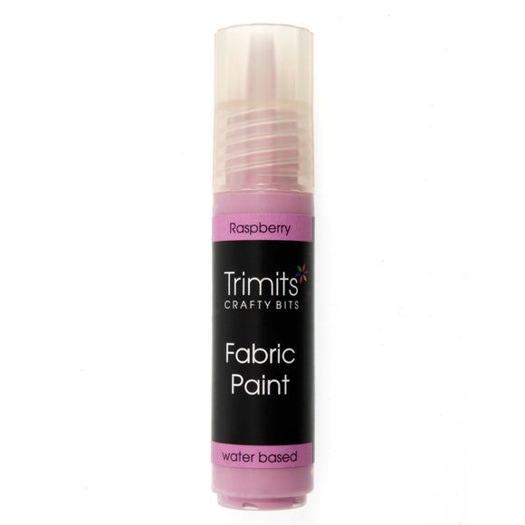 Fabric Paint in Raspberry (20ml Water Based)