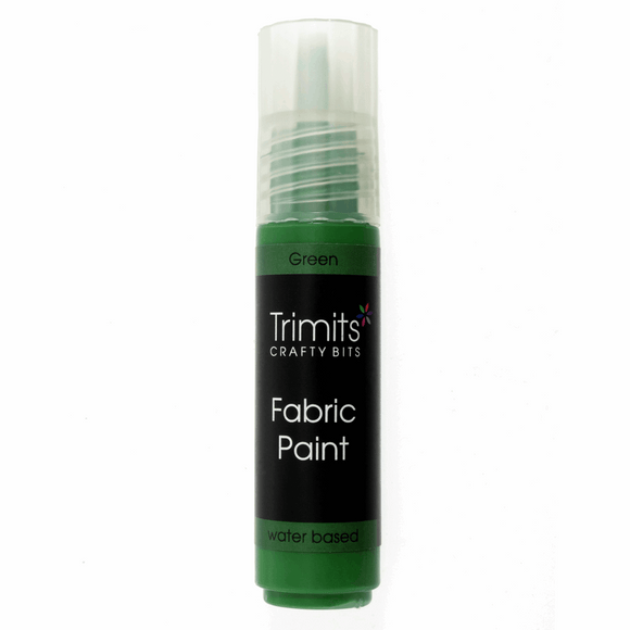 Fabric Paint in Green 20ml Water Based
