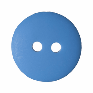 Button 15mm Round, Matt Smartie in Royal Blue