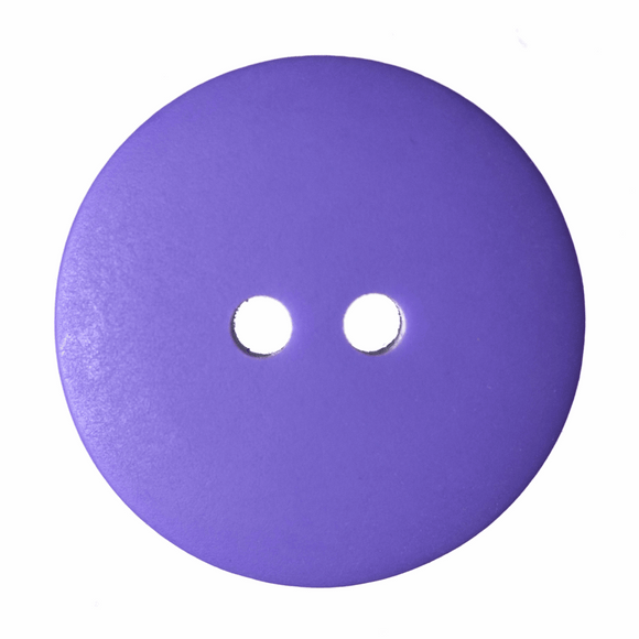 Button 20mm Round, Matt Smartie in Purple