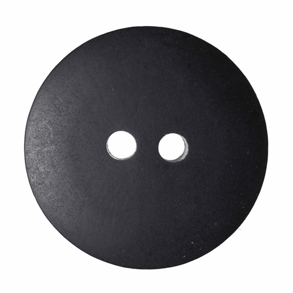 Button 20mm Round, Matt Smartie in Black