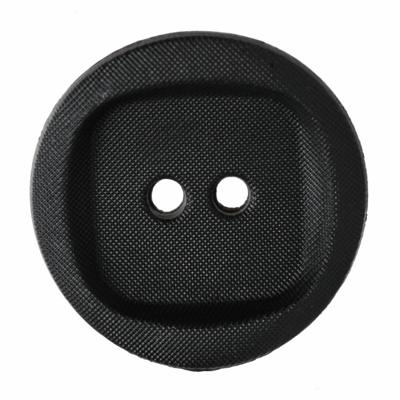 Button 20mm Round, Wavy 2 Hole Square Insert in Navy