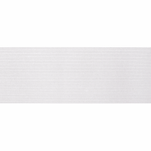 Elastic - Woven 32mm 1 1/4" White Basics Range