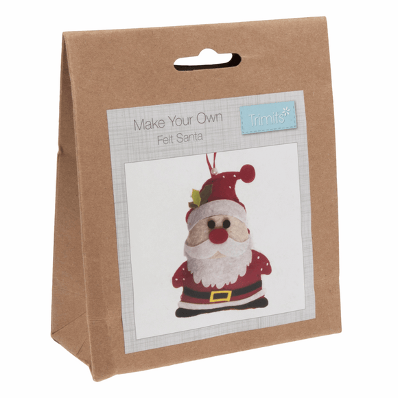 Felt Sewing Kit - Santa - Christmas Tree Decoration