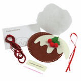 Felt Sewing Kit - Pudding - Christmas Tree Decoration
