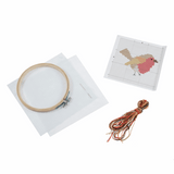 Cross Stitch Kit with Hoop (Counted) - Christmas Robin