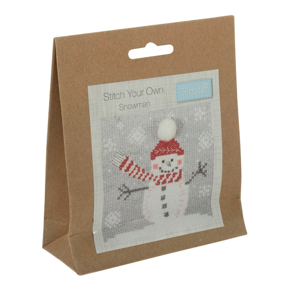 Cross Stitch Kit - Christmas Snowman