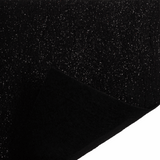 Glitter Felt Sheet 30cm x 23cm in Black