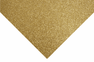 Glitter Felt Sheet 30cm x 23cm in Gold